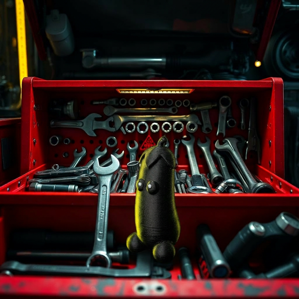 Hide spot: Tool Box